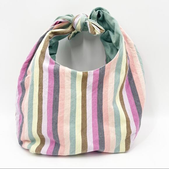 Handbags - Rainbow Pride Stripe Purse Tote Adjustable Tie Multicolor CarryAll Shoulder Bag